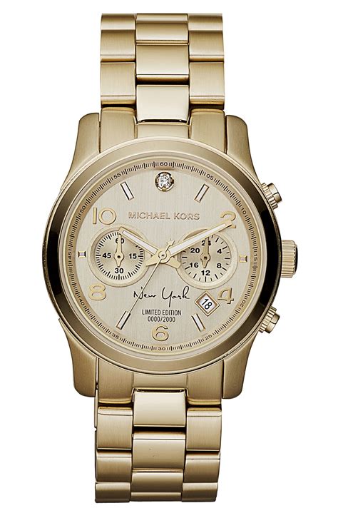 Michael Kors Chronograph Watch 38mm Gold Short Bracelet MK 